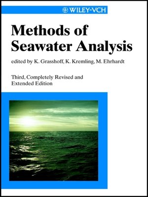 cover image of Methods of Seawater Analysis